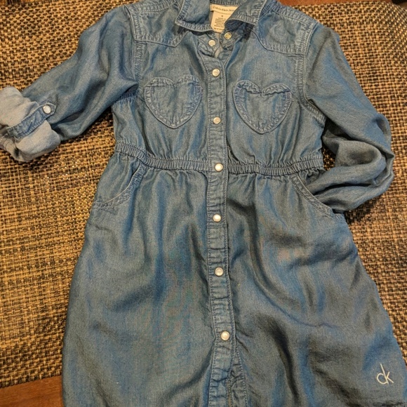 Kids size 5 Calvin Klein dress/shirt - Picture 1 of 4
